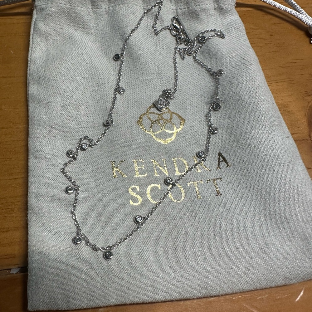 Kendra Scott Silver Beaded Necklace
